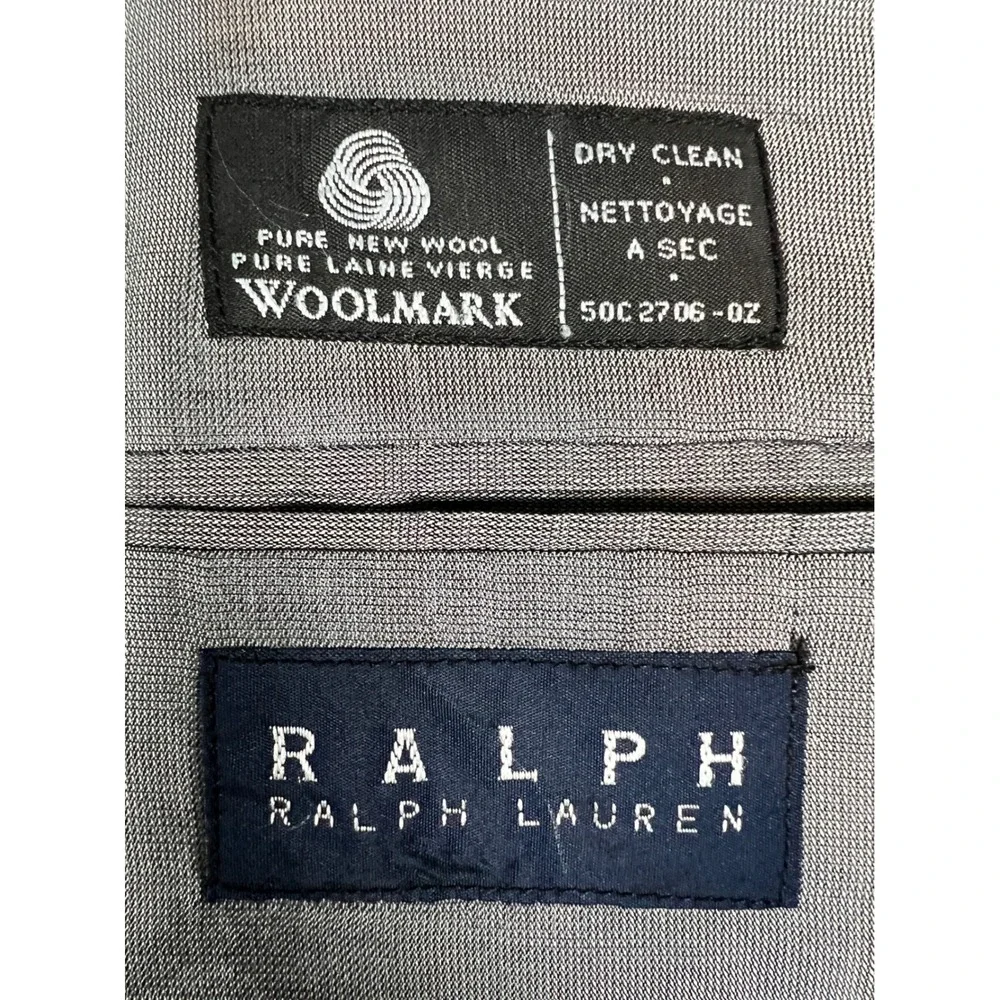 Ralph Lauren Blazer Mens 50R Tan Black Excellent 1998 Vintage Wool Houndstooth